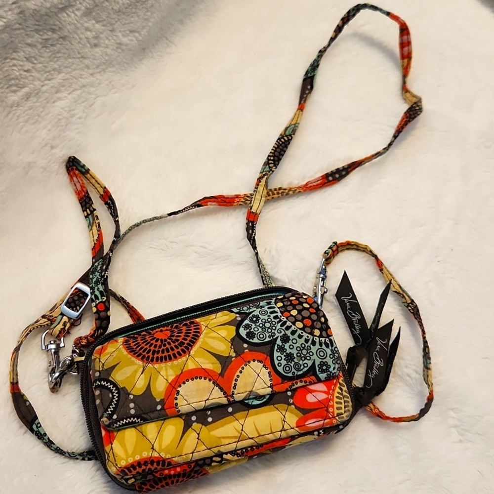 Vera Bradley Flower Shower Iconic RFID all-in-one crossbody
